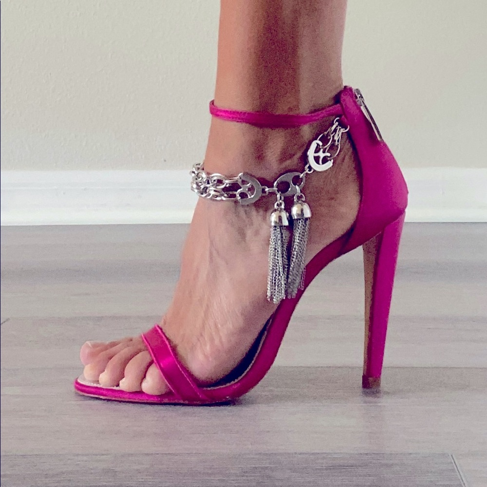 KAREN MILLEN Barbie Pink Sandal Heels